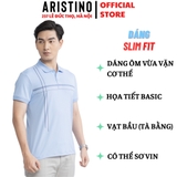 Áo Thun Polo Nam Cổ Bẻ Aristino APS052S3 Màu Đen 9 in, Trắng 6 in, Xanh biển 44 in