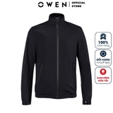 Áo Khoác Jacket Owen JK220734 Màu Đen Dáng Regular Fit Vải Polyester