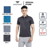 Áo Thun Polo Nam Cổ Bẻ Aristino APS033S1 vải polyester thể thao cao cấp dáng suông 4 màu lựa chọn