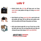 Áo Thun Polo Nam Cổ Bẻ Aristino APS084S3 Màu: Trắng 6 in, Xanh tím than 1 in