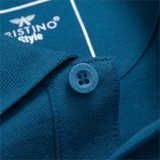 Áo Thun Polo Nam Cổ Bẻ Aristino APS064S3 màu Be 141 in, Đen 1 in, Xanh cổ vịt 21 in