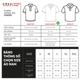 Áo Polo len ngắn tay Owen ALP251307N màu trắng dáng suông regular fit chất liệu Rayon
