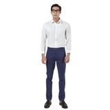 Áo Sơ Mi Nam Tay Dài Owen AS230111D màu dobby trắng dáng slim fit tà lượn không túi vải café