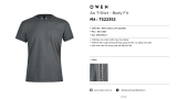 Áo Thun Nam Tay Ngắn Không Cổ Owen TS22352 Màu Xám Đậm Kiểu Dáng Body Fit Chất Liệu Cotton