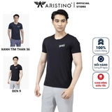 Áo Thun Nam Ngắn Tay Không Cổ ARISTINO ATS032S2