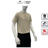 Áo Thun Nam Tay Ngắn Không Cổ Aristino ATS015AS0 màu be 5