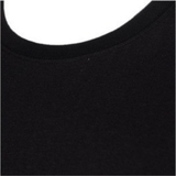 Áo Thun Nam Tay Ngắn Không Cổ Owen TSN220294 màu đen trơn dáng body fit vải cotton modal