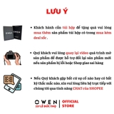 Áo Thun Nam Tay Ngắn Không Cổ Owen TSN253669 màu đỏ đậm dáng suông tà bằng cổ tròn chất liệu cotton