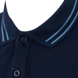 Áo Thun polo Nam Tay Ngắn Có Cổ Owen APV231378 màu navy dáng body fit vải cotton