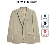 Áo Demi - Blazer Owen BL231696 màu be  Dáng slimfit vải polyester