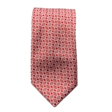 Cà vạt nam OWEN CV221532 màu đỏ họa tiết hình thoi bản nhỏ chất liệu polyester