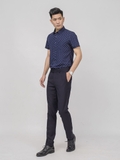 Quần Tây Nam Aristino ATRR01 (ATRR0109) Quần Âu Nam Màu Xanh Tím Than 66 Dáng Slim Fit Vải Polyester