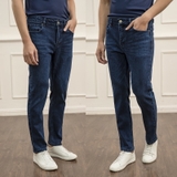 Quần Jean Nam Aristino Quần Bò Nam AJN01101 Dáng Suông Chất Liệu Cotton 3 Màu Lựa Chọn