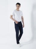 Quần Jean Nam Aristino Quần Bò Nam AJN01501 Màu Xanh CHàm Đậm Dáng SLim FIt Chất Liệu Cotton