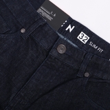 Quần Jean Nam Owen Quần Bò Nam QJSL221499 xanh đậm Dáng Slim Fit vải denim cotton