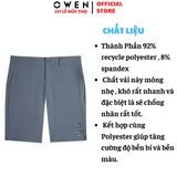 Quần Short Nam Owen SS252404 Sóc thể thao màu xám dáng Sport Life Chất liệu Polyspun spandex