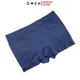 Quần Lót Nam Owen QLB242512 màu xanh tím than kiểu dáng sịp đùi chất liệu polyamide