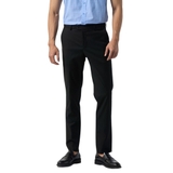 Quần Tây Nam Owen QRT232453T (QRT231503) màu đen Dáng Regular Fit Cạp Tăng Đơ vải polyester