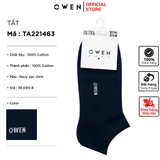 Tất Nam Owen TA221463 màu xanh navy  Vải Cotton