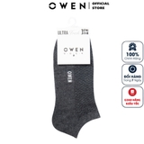 Tất Nam Owen TA221466 màu ghi đậm  Vải Cotton