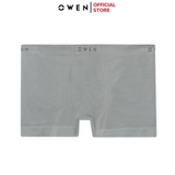 Quần Lót Nam Owen QLB232457 màu xám nhạt Kiểu sịp đùi Boxer Chất liệu Polyamide spandex