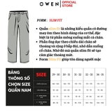 Quần Kaki Nam Owen QKSL231793 màu xám nhạt dáng slim fit chất liệu CVC Spandex