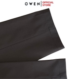 Quần Tây Nam Owen QG242422 màu đen dáng S-Form chất liệu poly