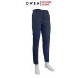 Quần Tây Nam Owen QG242423 màu xanh tím than dáng S-Form chất liệu poly