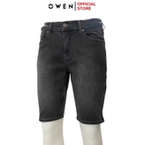 Quần Short Nam Owen SJ231825 màu xám nhạt dáng Slim Fit chất liệu cotton