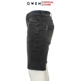 Quần Short Nam Owen SJ231825 màu xám nhạt dáng Slim Fit chất liệu cotton