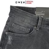 Quần Short Nam Owen SJ231825 màu xám nhạt dáng Slim Fit chất liệu cotton