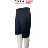 Quần Short Nam Owen SV242429 sóc âu màu xanh tím than dáng trendy chất liệu nano