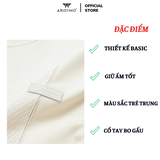 Áo Thun Nam Dài Tay Aristino ASW017BZ Màu Be 11