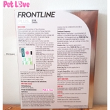 1 tuýp Frontline Plus nhỏ gáy trị ve, rận, bọ chét (chó từ 40- 60kg)