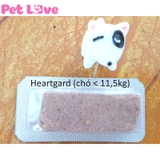 1 viên Heartgard phòng trị giun tim, giun đũa, giun móc (chó dưới 11,5kg)