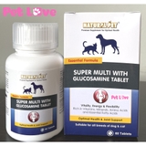 Natural Pet bổ sung dinh dưỡng và Glucosamine hỗ trợ xương khớp cho chó mèo (1 hộp x 60 viên)