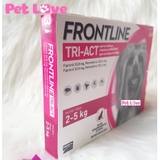 FRONTLINE TRIACT diệt ve rận, ruồi muỗi (chó từ 2-5kg, 1 hộp x 3 tuýp)