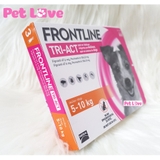 FRONTLINE TRIACT diệt ve rận, ruồi muỗi (chó từ 5-10kg, 1 hộp x 3 tuýp)