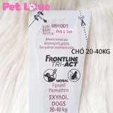 1 tuýp FRONTLINE TRIACT diệt ve rận, ruồi muỗi (chó từ 20 - 40kg)