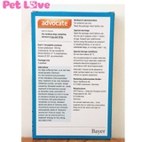 1 tuýp Advocate nhỏ gáy trị giun, ghẻ, ve rận, bọ chét (chó từ 4 - 10kg)