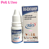 1 hộp (20 chai) Bio Gentadrop nhỏ mắt chó mèo