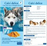 1 hộp (30 viên) Calci Delice bổ sung Canxi và khoáng chất cho chó mèo