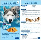 1 hộp (30 viên) Calci Delice bổ sung Canxi và khoáng chất cho chó mèo