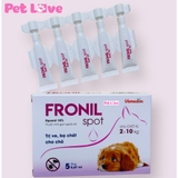 Combo 10 hộp FRONIL SPOT - phòng trị ve, bọ chét trên chó