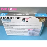 1 hộp Frontline Plus (3 tuýp) nhỏ gáy trị ve, rận, bọ chét (chó từ 10- 20kg)