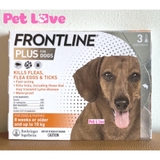 1 tuýp Frontline Plus nhỏ gáy trị ve, rận, bọ chét (chó dưới 10kg)
