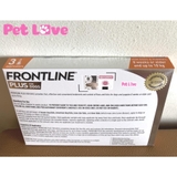 1 hộp Frontline Plus (3 tuýp) nhỏ gáy trị ve, rận, bọ chét (chó dưới 10kg)