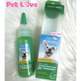 Gel vệ sinh răng miệng chó, giảm cao răng, mảng bám, mùi hôi (TropiClean, Mỹ)