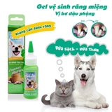 Gel vệ sinh răng miệng chó, giảm cao răng, mảng bám, mùi hôi (TropiClean, Mỹ)