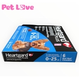 1 viên Heartgard phòng trị giun tim, giun đũa, giun móc (chó dưới 11,5kg)